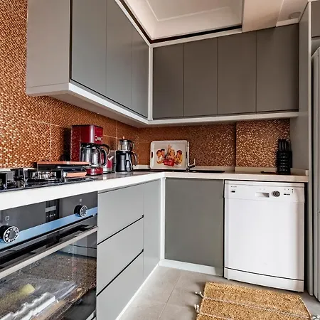 New And Modern Flat With Sea View * Estambul